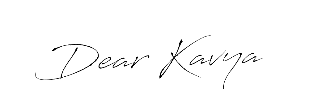 Antro_Vectra is a professional signature style that is perfect for those who want to add a touch of class to their signature. It is also a great choice for those who want to make their signature more unique. Get Dear Kavya name to fancy signature for free. Dear Kavya signature style 6 images and pictures png