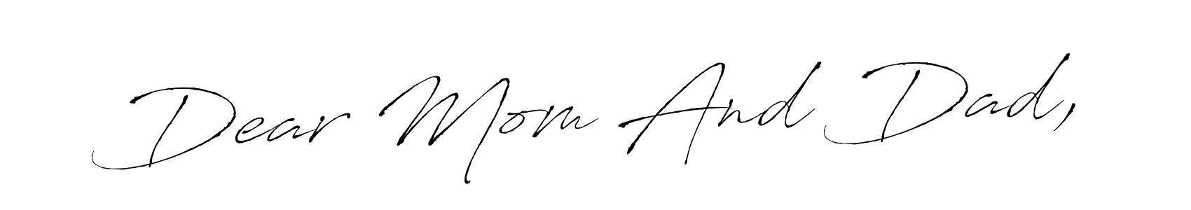 if you are searching for the best signature style for your name Dear Mom And Dad,. so please give up your signature search. here we have designed multiple signature styles  using Antro_Vectra. Dear Mom And Dad, signature style 6 images and pictures png