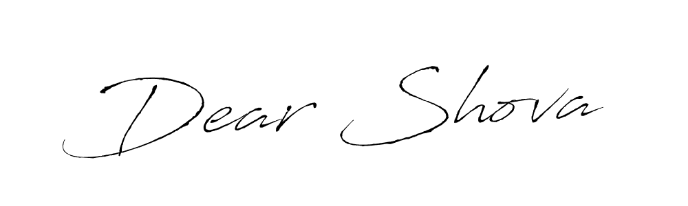 Make a beautiful signature design for name Dear Shova. With this signature (Antro_Vectra) style, you can create a handwritten signature for free. Dear Shova signature style 6 images and pictures png