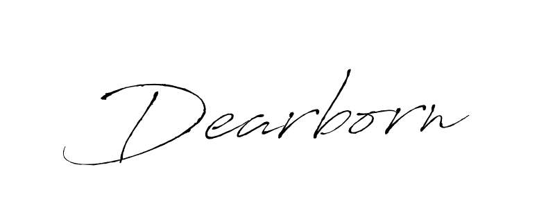 How to make Dearborn name signature. Use Antro_Vectra style for creating short signs online. This is the latest handwritten sign. Dearborn signature style 6 images and pictures png