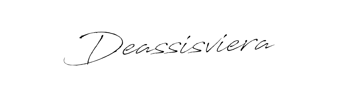 if you are searching for the best signature style for your name Deassisviera. so please give up your signature search. here we have designed multiple signature styles  using Antro_Vectra. Deassisviera signature style 6 images and pictures png