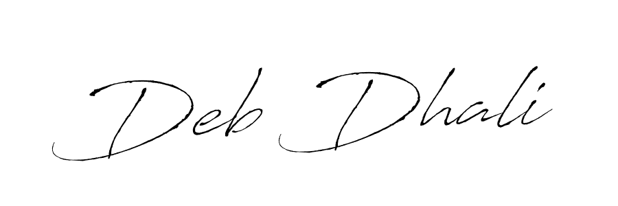 It looks lik you need a new signature style for name Deb Dhali. Design unique handwritten (Antro_Vectra) signature with our free signature maker in just a few clicks. Deb Dhali signature style 6 images and pictures png