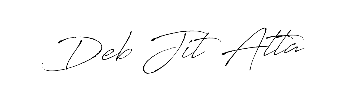 It looks lik you need a new signature style for name Deb Jit Atta. Design unique handwritten (Antro_Vectra) signature with our free signature maker in just a few clicks. Deb Jit Atta signature style 6 images and pictures png