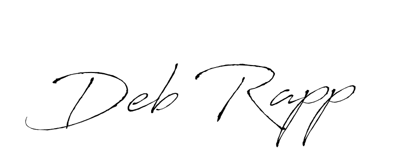 Once you've used our free online signature maker to create your best signature Antro_Vectra style, it's time to enjoy all of the benefits that Deb Rapp name signing documents. Deb Rapp signature style 6 images and pictures png