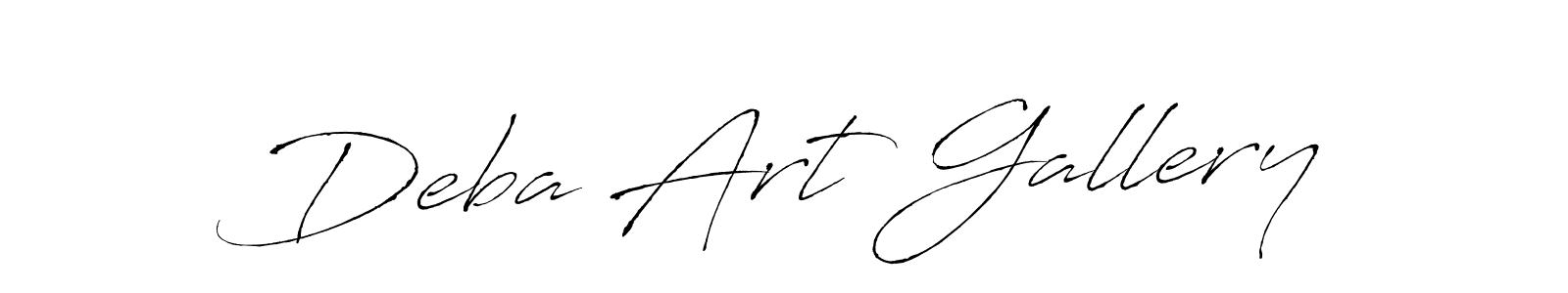 Also we have Deba Art Gallery name is the best signature style. Create professional handwritten signature collection using Antro_Vectra autograph style. Deba Art Gallery signature style 6 images and pictures png