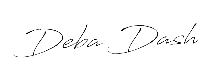 Use a signature maker to create a handwritten signature online. With this signature software, you can design (Antro_Vectra) your own signature for name Deba Dash. Deba Dash signature style 6 images and pictures png