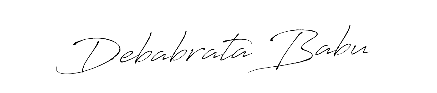 How to make Debabrata Babu signature? Antro_Vectra is a professional autograph style. Create handwritten signature for Debabrata Babu name. Debabrata Babu signature style 6 images and pictures png