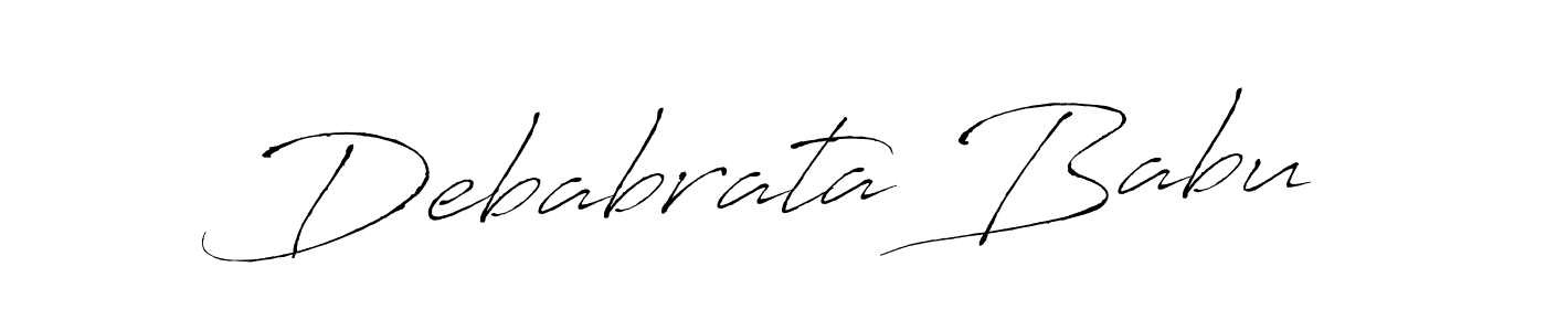 How to make Debabrata Babu signature? Antro_Vectra is a professional autograph style. Create handwritten signature for Debabrata Babu name. Debabrata Babu signature style 6 images and pictures png