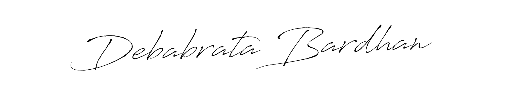 Antro_Vectra is a professional signature style that is perfect for those who want to add a touch of class to their signature. It is also a great choice for those who want to make their signature more unique. Get Debabrata Bardhan name to fancy signature for free. Debabrata Bardhan signature style 6 images and pictures png