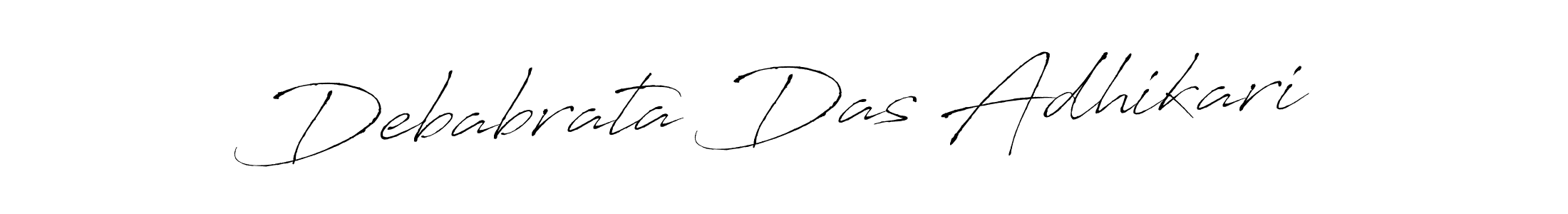 How to make Debabrata Das Adhikari signature? Antro_Vectra is a professional autograph style. Create handwritten signature for Debabrata Das Adhikari name. Debabrata Das Adhikari signature style 6 images and pictures png