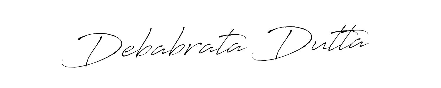 Antro_Vectra is a professional signature style that is perfect for those who want to add a touch of class to their signature. It is also a great choice for those who want to make their signature more unique. Get Debabrata Dutta name to fancy signature for free. Debabrata Dutta signature style 6 images and pictures png