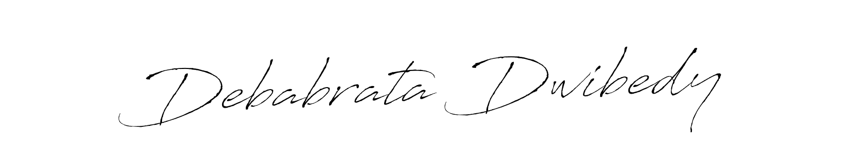 How to make Debabrata Dwibedy name signature. Use Antro_Vectra style for creating short signs online. This is the latest handwritten sign. Debabrata Dwibedy signature style 6 images and pictures png