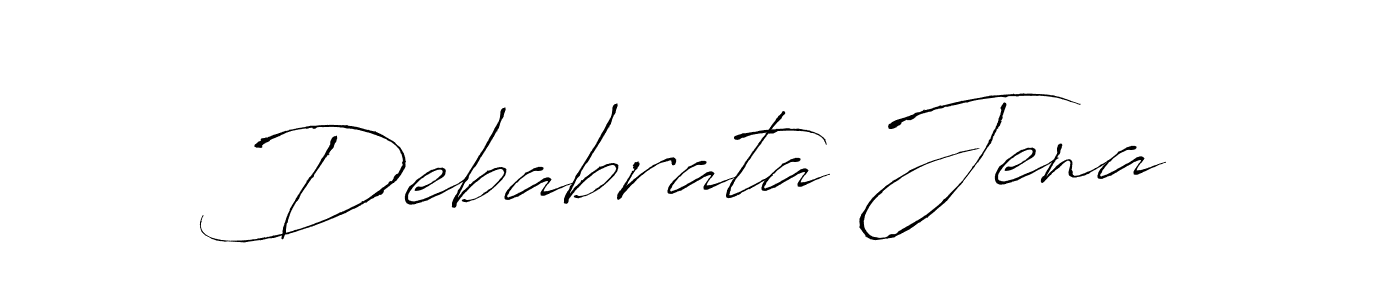 How to make Debabrata Jena name signature. Use Antro_Vectra style for creating short signs online. This is the latest handwritten sign. Debabrata Jena signature style 6 images and pictures png