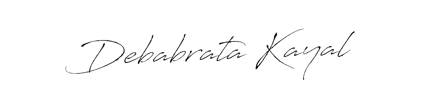 Antro_Vectra is a professional signature style that is perfect for those who want to add a touch of class to their signature. It is also a great choice for those who want to make their signature more unique. Get Debabrata Kayal name to fancy signature for free. Debabrata Kayal signature style 6 images and pictures png