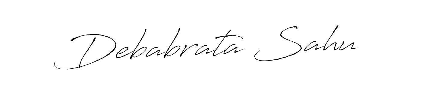 Create a beautiful signature design for name Debabrata Sahu. With this signature (Antro_Vectra) fonts, you can make a handwritten signature for free. Debabrata Sahu signature style 6 images and pictures png