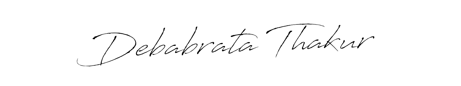 Design your own signature with our free online signature maker. With this signature software, you can create a handwritten (Antro_Vectra) signature for name Debabrata Thakur. Debabrata Thakur signature style 6 images and pictures png