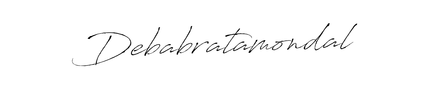 How to make Debabratamondal name signature. Use Antro_Vectra style for creating short signs online. This is the latest handwritten sign. Debabratamondal signature style 6 images and pictures png
