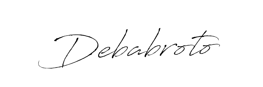 You can use this online signature creator to create a handwritten signature for the name Debabroto. This is the best online autograph maker. Debabroto signature style 6 images and pictures png