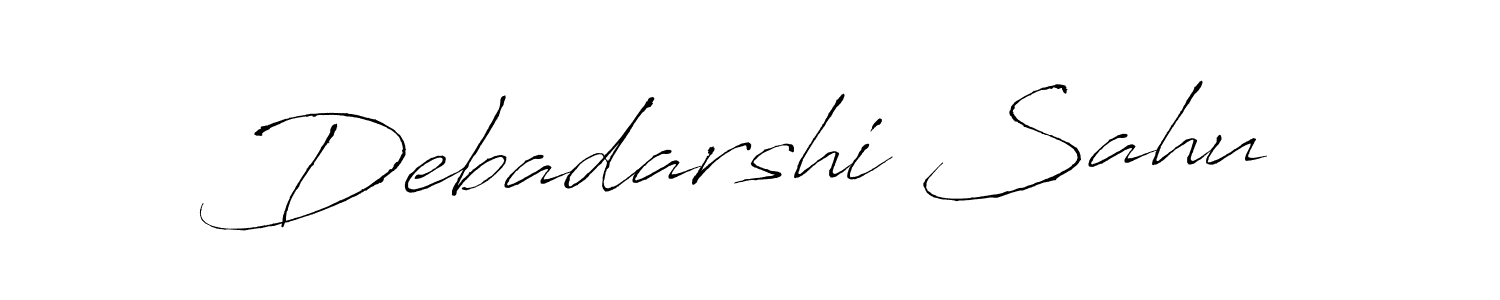 This is the best signature style for the Debadarshi Sahu name. Also you like these signature font (Antro_Vectra). Mix name signature. Debadarshi Sahu signature style 6 images and pictures png