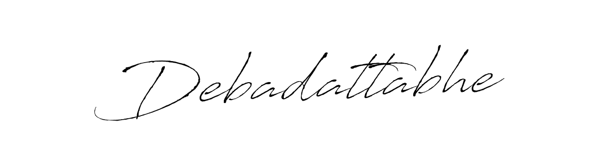 Debadattabhe stylish signature style. Best Handwritten Sign (Antro_Vectra) for my name. Handwritten Signature Collection Ideas for my name Debadattabhe. Debadattabhe signature style 6 images and pictures png