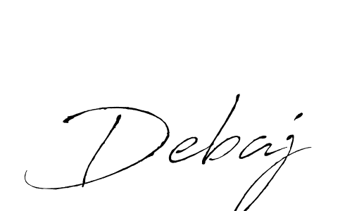 Use a signature maker to create a handwritten signature online. With this signature software, you can design (Antro_Vectra) your own signature for name Debaj. Debaj signature style 6 images and pictures png