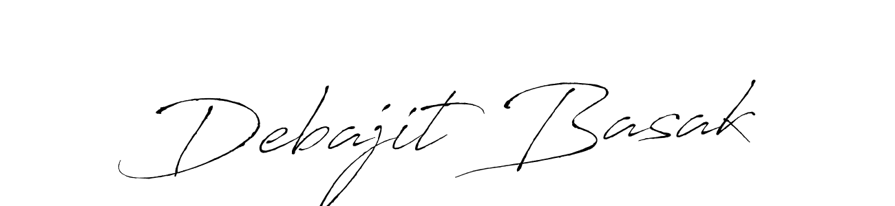 You should practise on your own different ways (Antro_Vectra) to write your name (Debajit Basak) in signature. don't let someone else do it for you. Debajit Basak signature style 6 images and pictures png