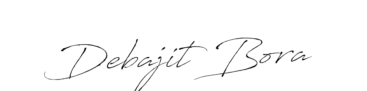 Debajit Bora stylish signature style. Best Handwritten Sign (Antro_Vectra) for my name. Handwritten Signature Collection Ideas for my name Debajit Bora. Debajit Bora signature style 6 images and pictures png