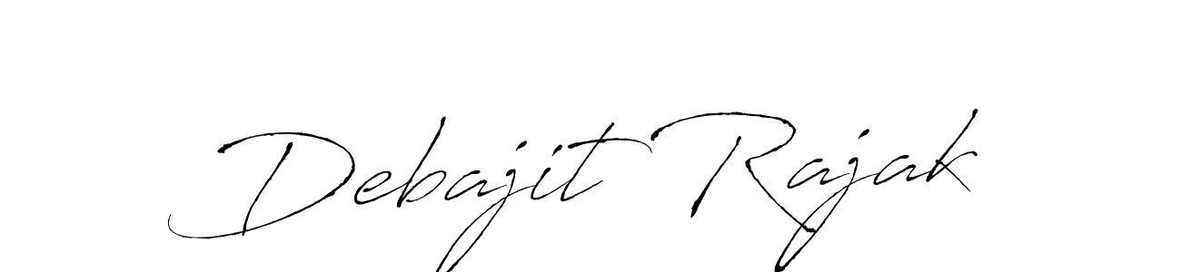 Create a beautiful signature design for name Debajit Rajak. With this signature (Antro_Vectra) fonts, you can make a handwritten signature for free. Debajit Rajak signature style 6 images and pictures png