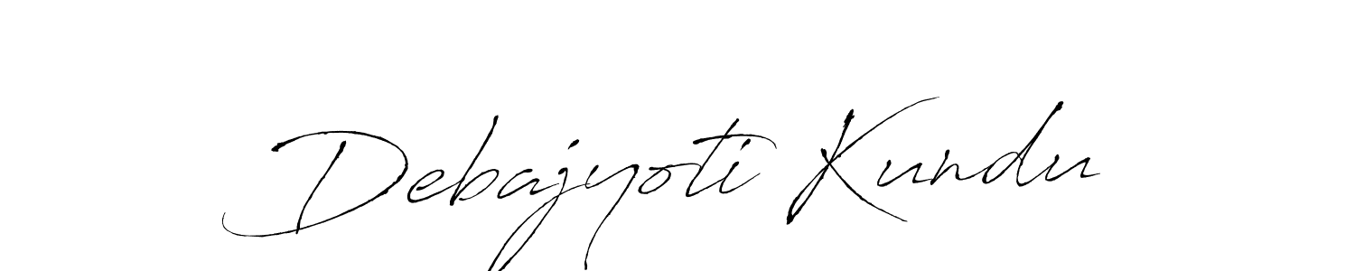 Also we have Debajyoti Kundu name is the best signature style. Create professional handwritten signature collection using Antro_Vectra autograph style. Debajyoti Kundu signature style 6 images and pictures png