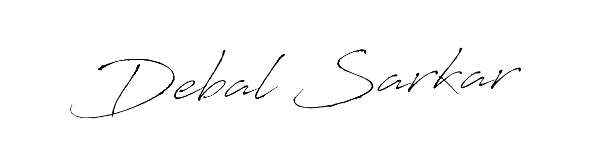 Make a beautiful signature design for name Debal Sarkar. With this signature (Antro_Vectra) style, you can create a handwritten signature for free. Debal Sarkar signature style 6 images and pictures png