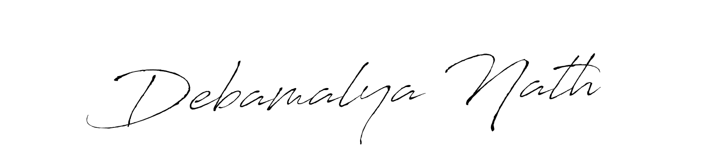 You should practise on your own different ways (Antro_Vectra) to write your name (Debamalya Nath) in signature. don't let someone else do it for you. Debamalya Nath signature style 6 images and pictures png