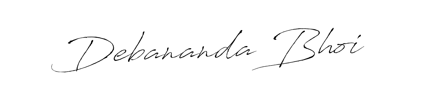 How to make Debananda Bhoi name signature. Use Antro_Vectra style for creating short signs online. This is the latest handwritten sign. Debananda Bhoi signature style 6 images and pictures png