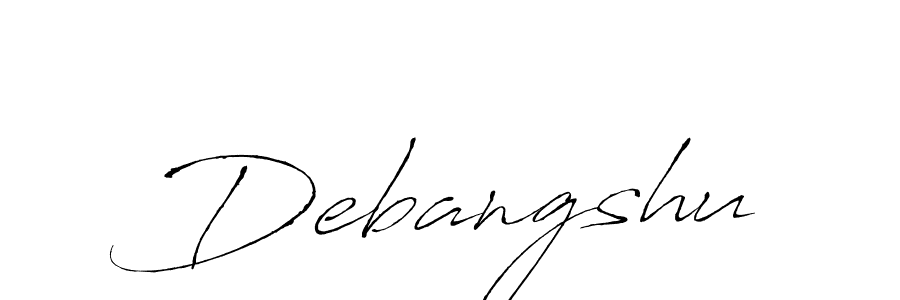 You should practise on your own different ways (Antro_Vectra) to write your name (Debangshu) in signature. don't let someone else do it for you. Debangshu signature style 6 images and pictures png