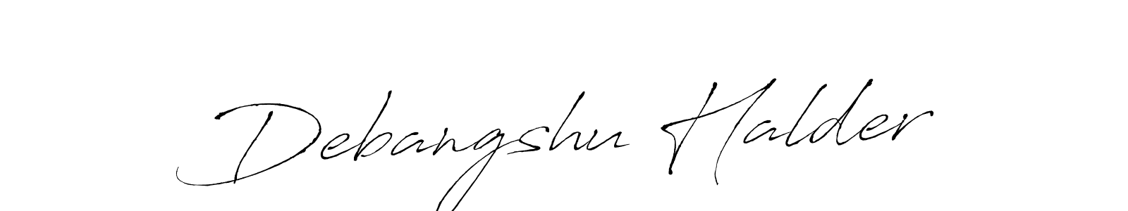 It looks lik you need a new signature style for name Debangshu Halder. Design unique handwritten (Antro_Vectra) signature with our free signature maker in just a few clicks. Debangshu Halder signature style 6 images and pictures png