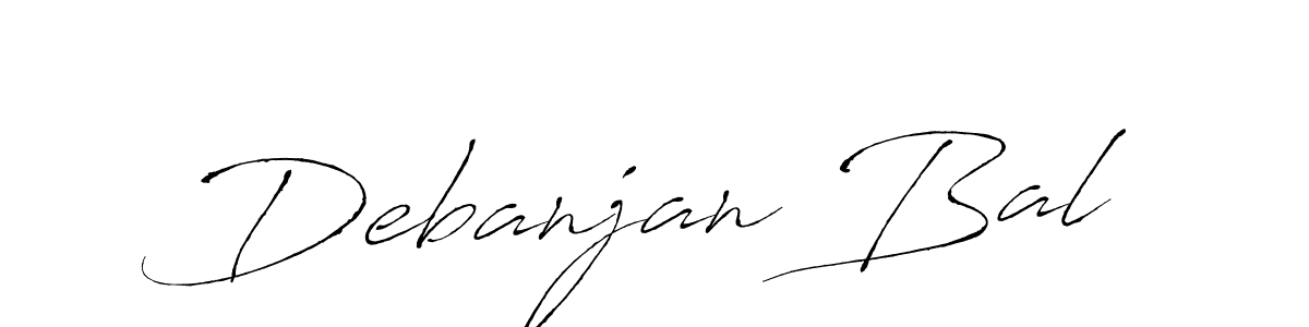 Make a beautiful signature design for name Debanjan Bal. With this signature (Antro_Vectra) style, you can create a handwritten signature for free. Debanjan Bal signature style 6 images and pictures png