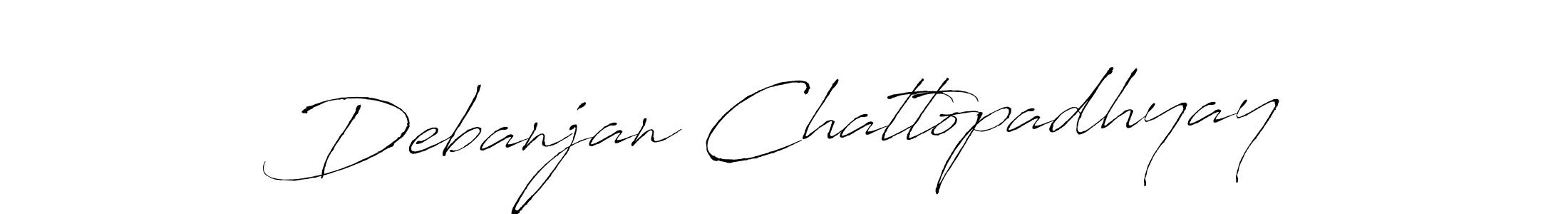 Debanjan Chattopadhyay stylish signature style. Best Handwritten Sign (Antro_Vectra) for my name. Handwritten Signature Collection Ideas for my name Debanjan Chattopadhyay. Debanjan Chattopadhyay signature style 6 images and pictures png