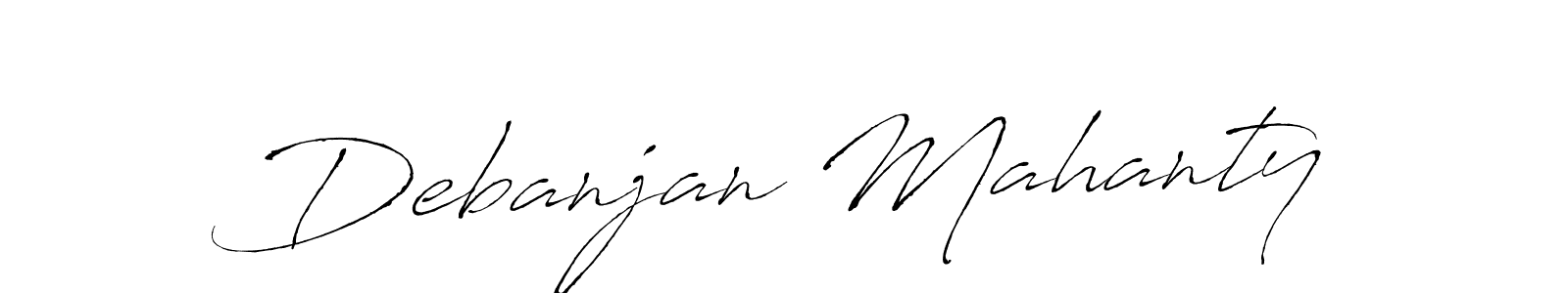 You can use this online signature creator to create a handwritten signature for the name Debanjan Mahanty. This is the best online autograph maker. Debanjan Mahanty signature style 6 images and pictures png