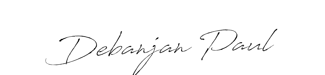 You can use this online signature creator to create a handwritten signature for the name Debanjan Paul. This is the best online autograph maker. Debanjan Paul signature style 6 images and pictures png