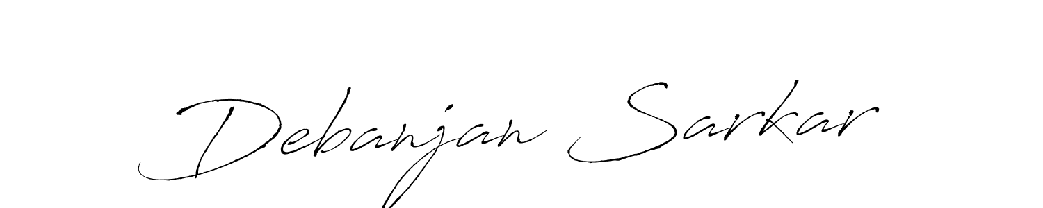 Design your own signature with our free online signature maker. With this signature software, you can create a handwritten (Antro_Vectra) signature for name Debanjan Sarkar. Debanjan Sarkar signature style 6 images and pictures png