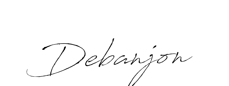 if you are searching for the best signature style for your name Debanjon. so please give up your signature search. here we have designed multiple signature styles  using Antro_Vectra. Debanjon signature style 6 images and pictures png