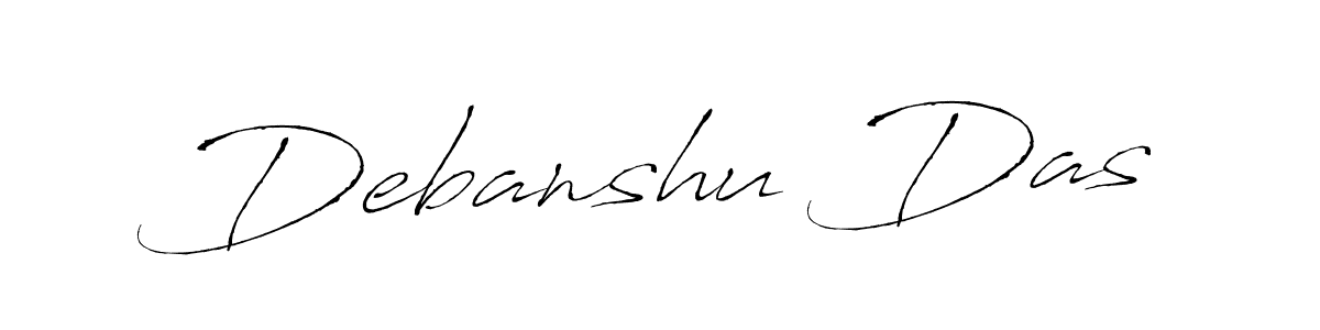 Use a signature maker to create a handwritten signature online. With this signature software, you can design (Antro_Vectra) your own signature for name Debanshu Das. Debanshu Das signature style 6 images and pictures png