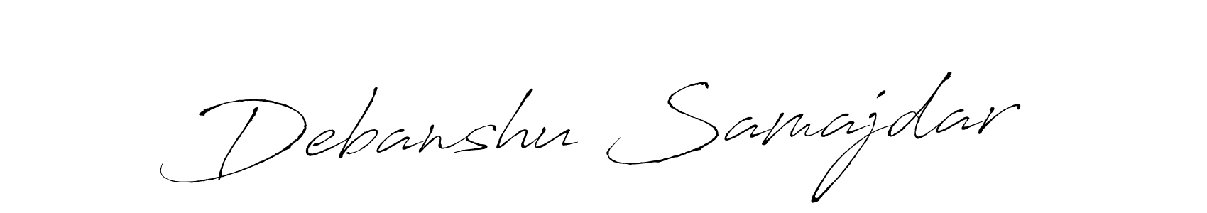 Use a signature maker to create a handwritten signature online. With this signature software, you can design (Antro_Vectra) your own signature for name Debanshu Samajdar. Debanshu Samajdar signature style 6 images and pictures png