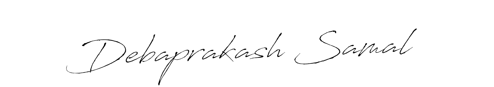 You should practise on your own different ways (Antro_Vectra) to write your name (Debaprakash Samal) in signature. don't let someone else do it for you. Debaprakash Samal signature style 6 images and pictures png