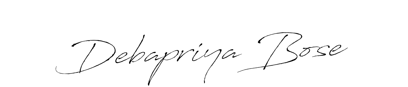 It looks lik you need a new signature style for name Debapriya Bose. Design unique handwritten (Antro_Vectra) signature with our free signature maker in just a few clicks. Debapriya Bose signature style 6 images and pictures png