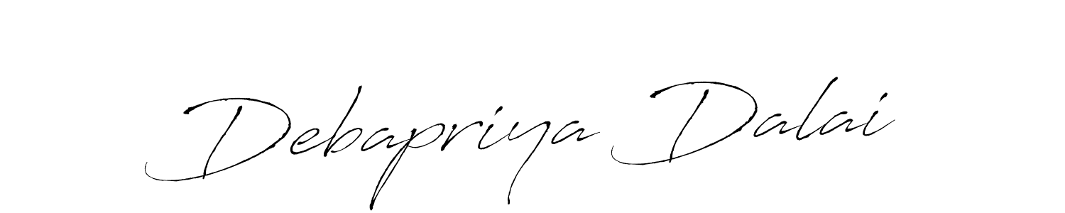 Use a signature maker to create a handwritten signature online. With this signature software, you can design (Antro_Vectra) your own signature for name Debapriya Dalai. Debapriya Dalai signature style 6 images and pictures png