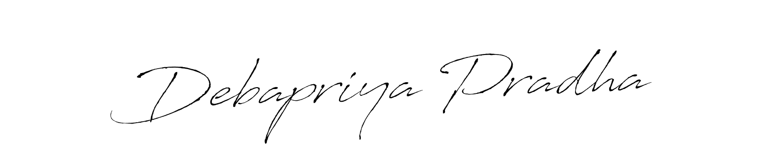 Also You can easily find your signature by using the search form. We will create Debapriya Pradha name handwritten signature images for you free of cost using Antro_Vectra sign style. Debapriya Pradha signature style 6 images and pictures png