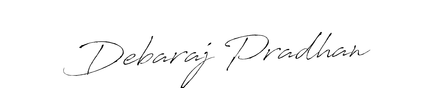 Use a signature maker to create a handwritten signature online. With this signature software, you can design (Antro_Vectra) your own signature for name Debaraj Pradhan. Debaraj Pradhan signature style 6 images and pictures png