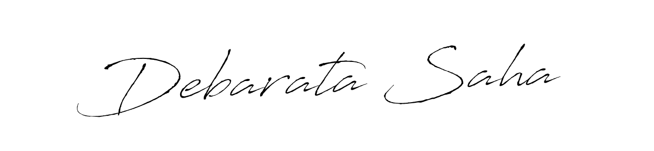 Antro_Vectra is a professional signature style that is perfect for those who want to add a touch of class to their signature. It is also a great choice for those who want to make their signature more unique. Get Debarata Saha name to fancy signature for free. Debarata Saha signature style 6 images and pictures png