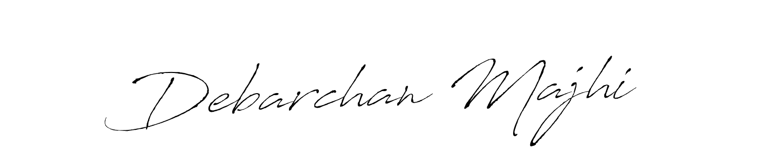 Debarchan Majhi stylish signature style. Best Handwritten Sign (Antro_Vectra) for my name. Handwritten Signature Collection Ideas for my name Debarchan Majhi. Debarchan Majhi signature style 6 images and pictures png