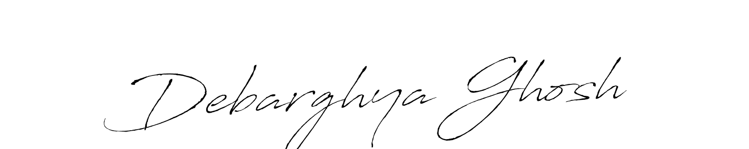 Design your own signature with our free online signature maker. With this signature software, you can create a handwritten (Antro_Vectra) signature for name Debarghya Ghosh. Debarghya Ghosh signature style 6 images and pictures png